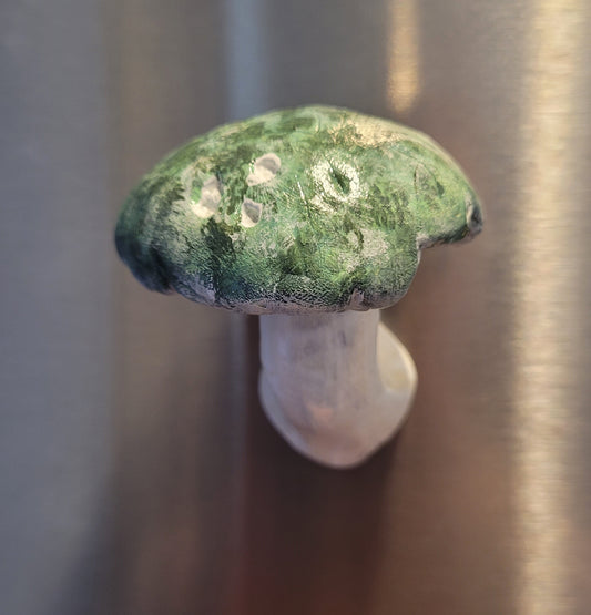 Green Cracking Russula Mushroom Magnet